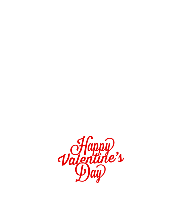 Happy Valentines day model negru pe tricou