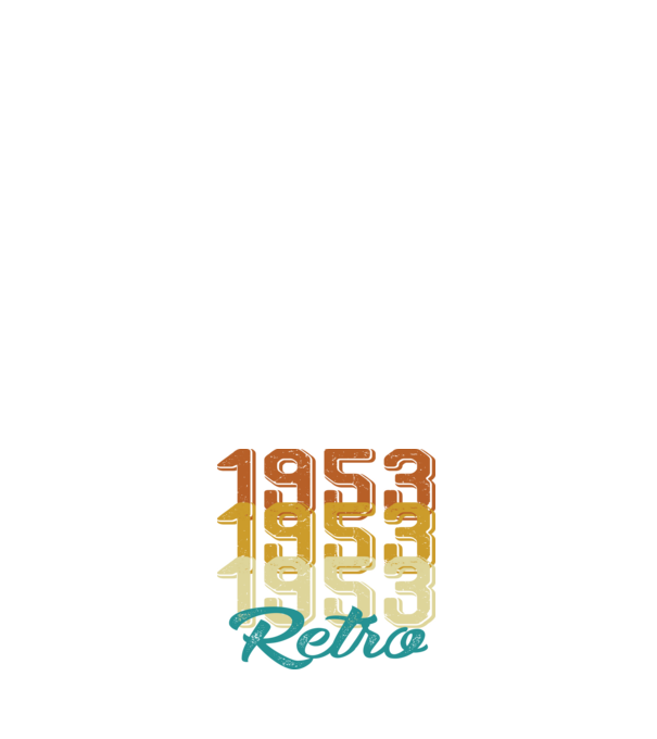 Retro 1953 model negru pe tricou
