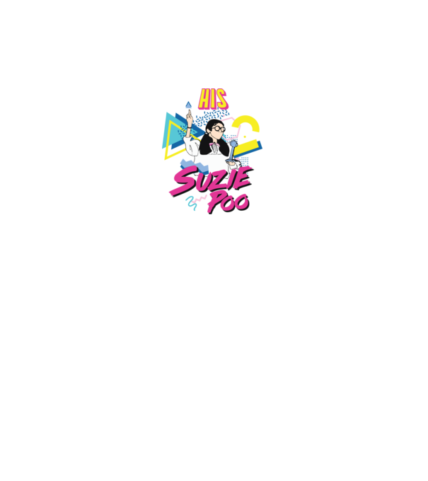 Stranger couple 80s retro Suzie model alb pe tricou