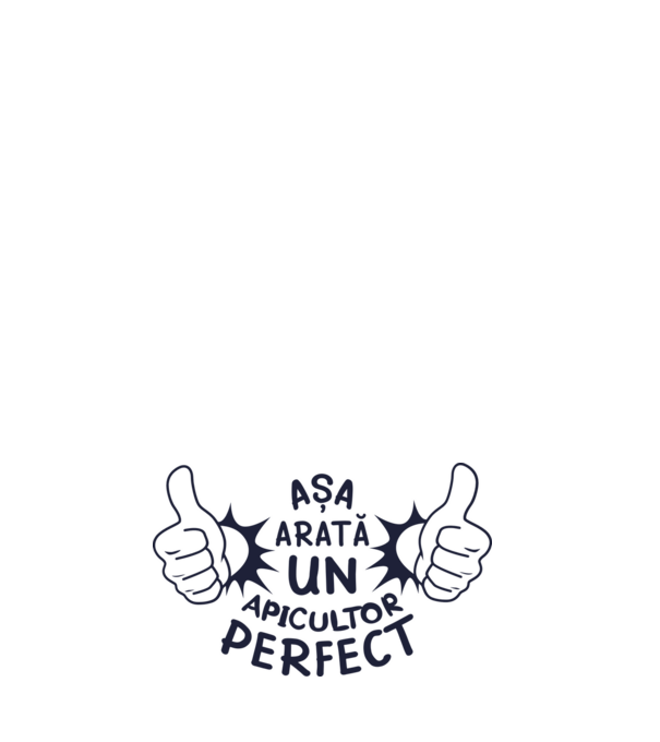 Așa arată un APICULTOR perfect model negru pe tricou