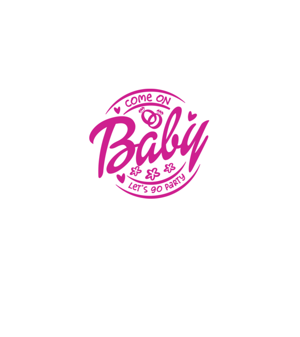 Bride Barbies Baby lets go party model alb pe tricou