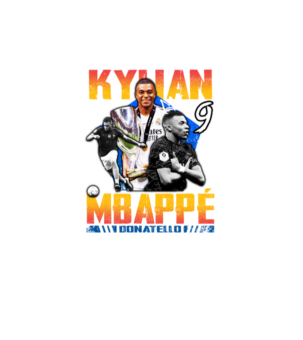 Mbappé tribute model turcoaz pe tricou