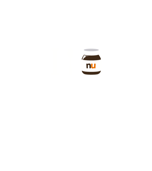 i love nutella model mentă pe tricou