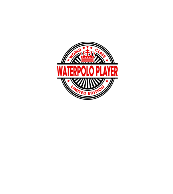 World class JUCĂTOR POLO PE APĂ model alb pe tricou