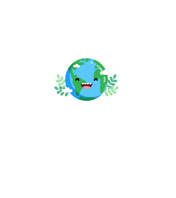 Earth smiley model alb pe tricou