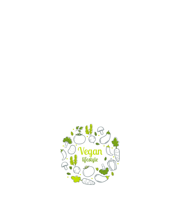 vegan lifestyle model alb pe tricou
