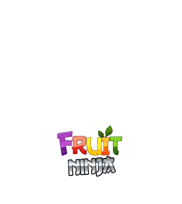 Fruit Ninja model alb pe tricou