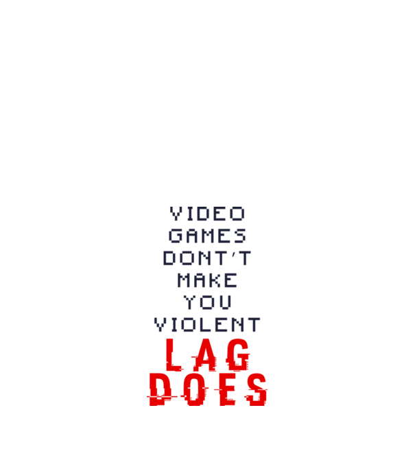 Violent lag model alb pe tricou