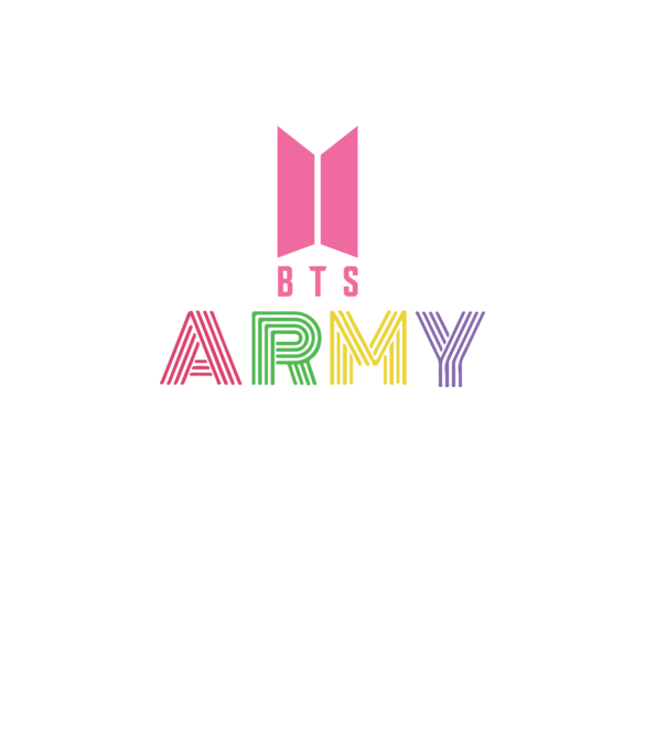 BTS ARMY model negru pe tricou