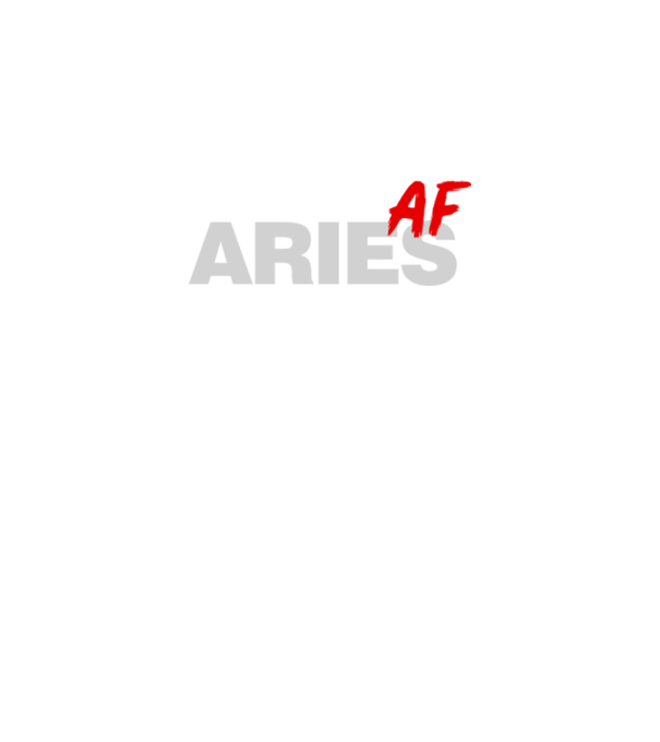 ARIES as fuck model negru pe tricou