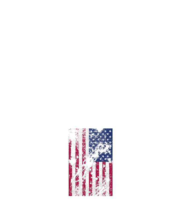 ripped flag U.S. model roz deschis pe tricou