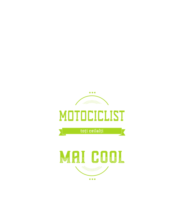 sunt motociclist, la fel ca toți ceilalți, dar mult mai cool model negru pe tricou