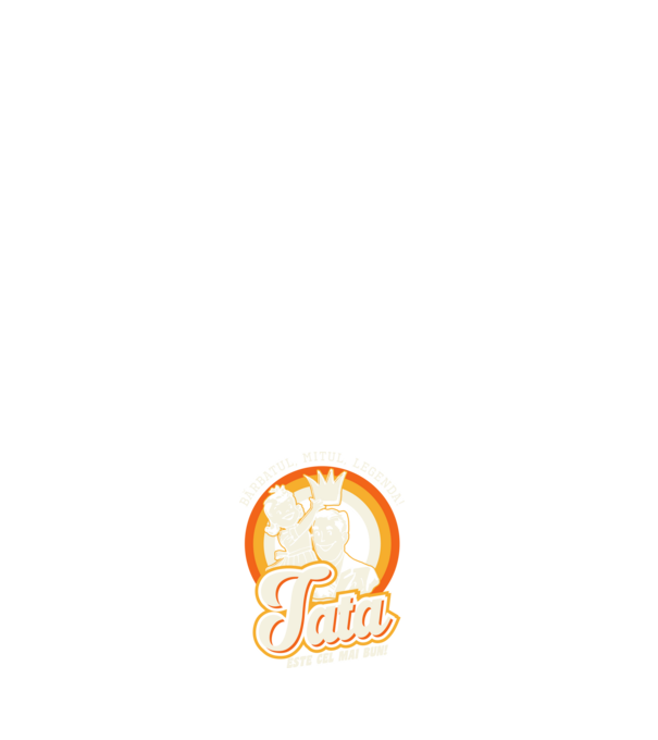 Bărbatul, mitul, legenda! Tata este cel mai bun! model albastru închis pe tricou