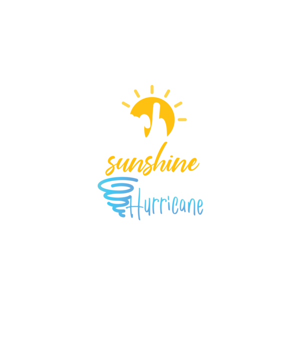 March Girls are Sunshine mixed with a little Hurricane model negru pe tricou