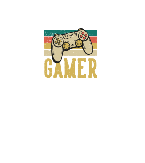 Retro gamer model negru pe tricou