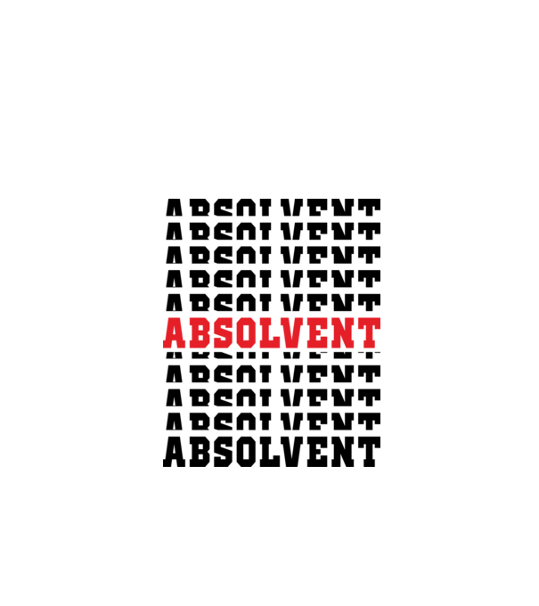 absolvent 2022 model alb pe tricou