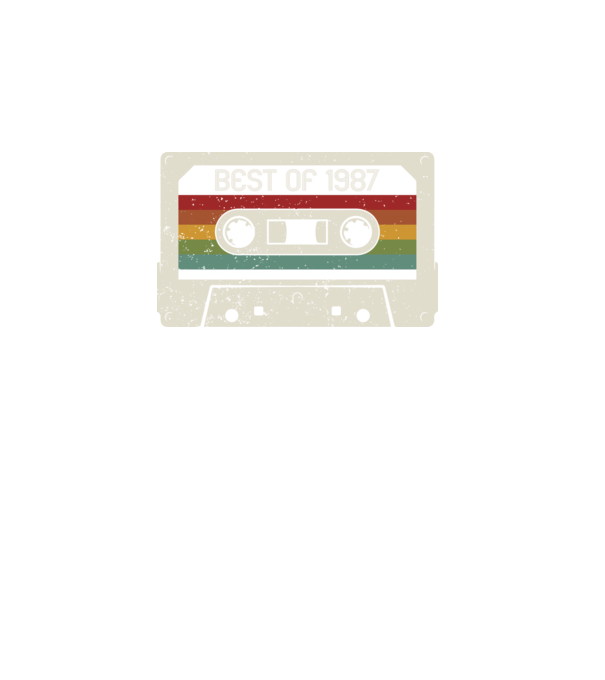 retro tape 1987 vintage model turcoaz pe tricou