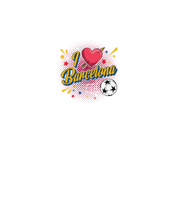 Popart Barcelona model turcoaz pe tricou