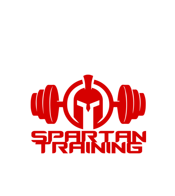 Spartan Training model negru pe tricou