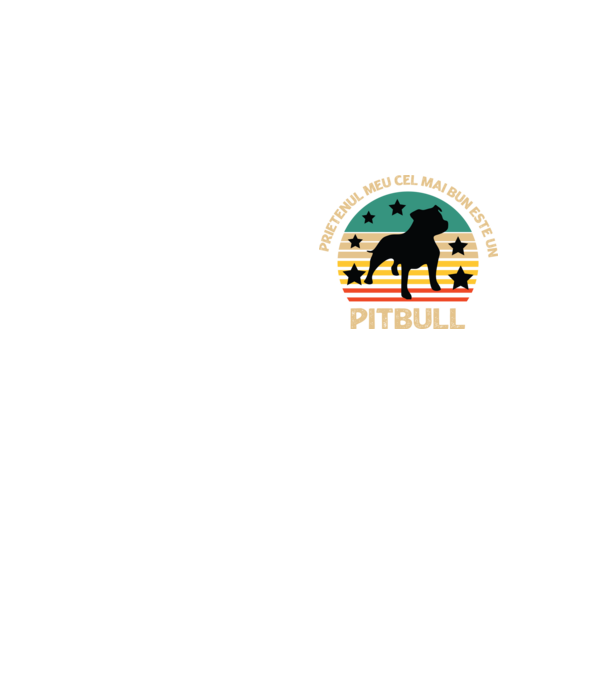 Prietenul meu cel mai bun este un pitbull model galben neon pe tricou
