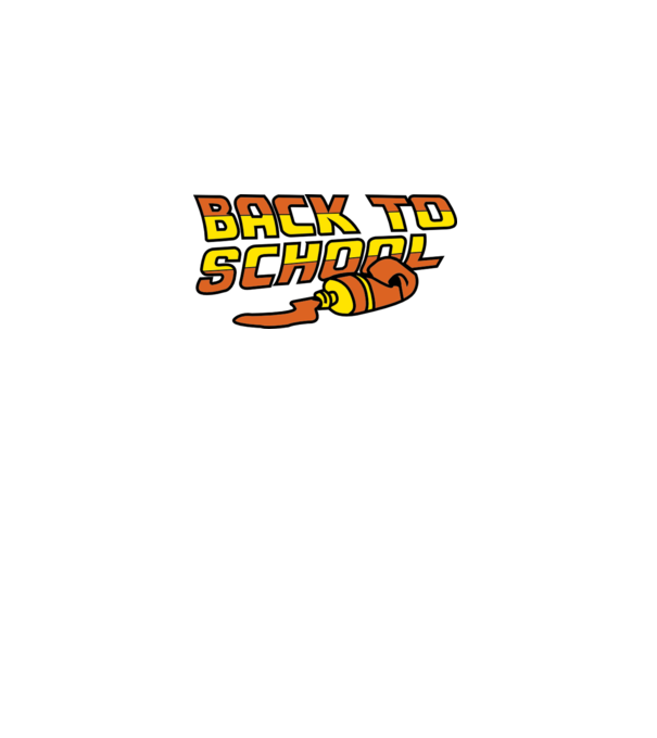 Back to school model negru pe tricou