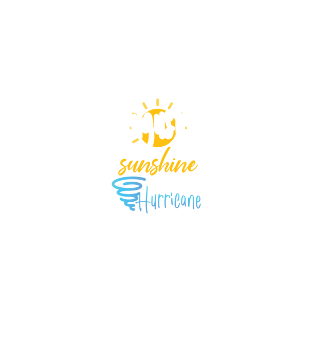 August Girls are Sunshine mixed with a little Hurricane model negru pe tricou