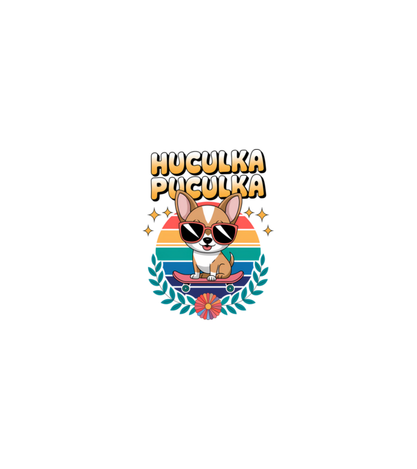 Huculka Puculka Câine 2 model nisipiu pe tricou