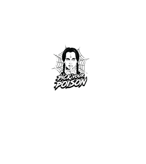 WEDNESDAY Pick your poison model negru pe tricou