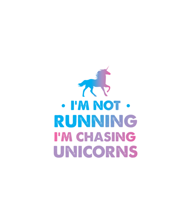 Unicorn Alergare model alb pe tricou