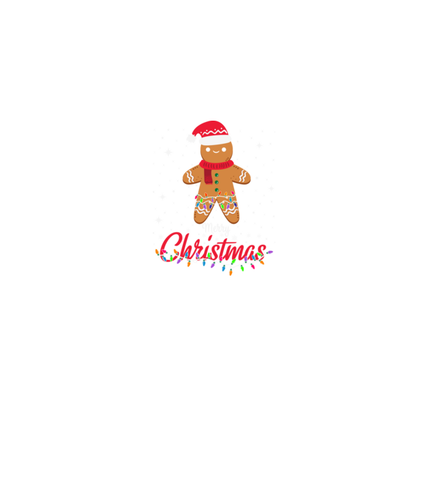 Merry christmas cookie model albastru jeanși pe tricou