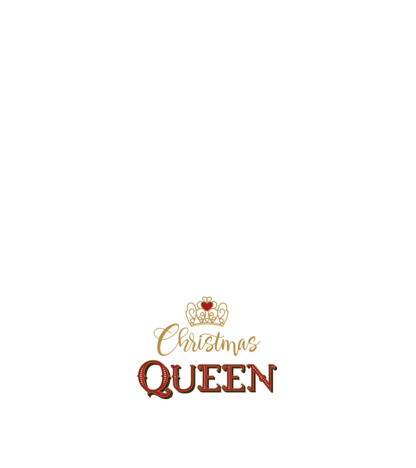 Christmas Queen model albastru închis pe tricou