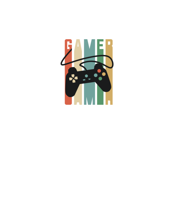 Gamer Controller model turcoaz pe tricou