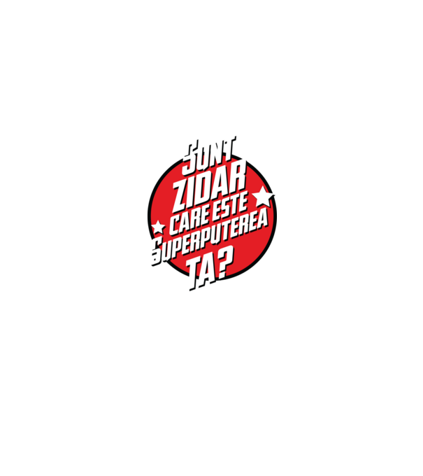 sunt zidar, care este superputerea ta? model negru pe tricou
