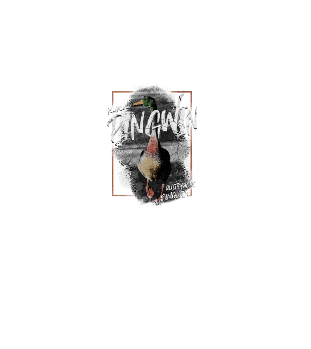 Kurwa pingwin model negru pe tricou