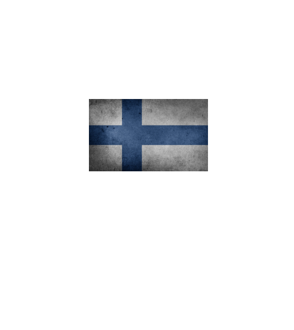 FINLAND model negru pe tricou