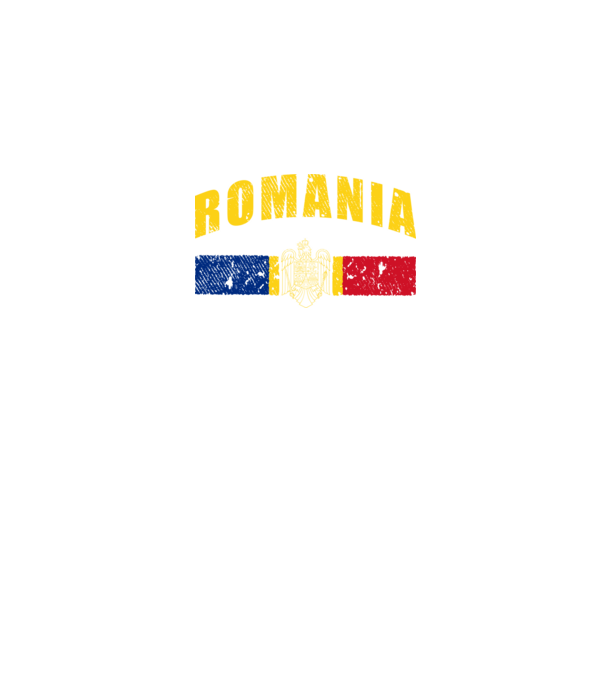 Romania coat of arms model negru pe tricou