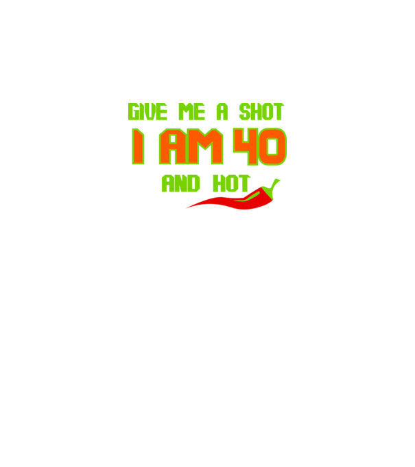 Give me a shot - 40 model galben neon pe tricou
