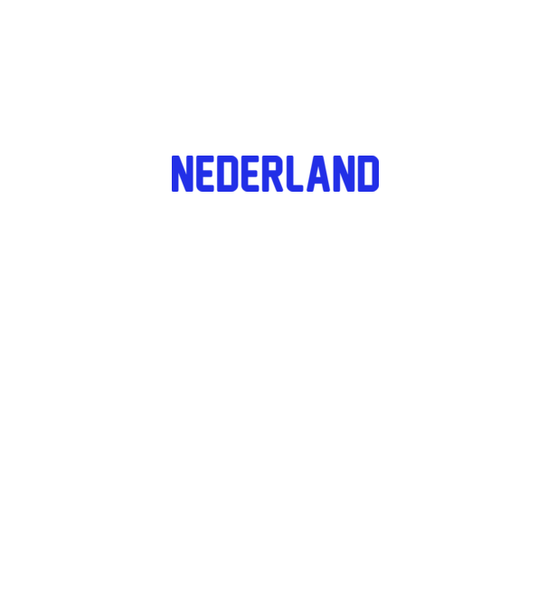Nederland model alb pe tricou