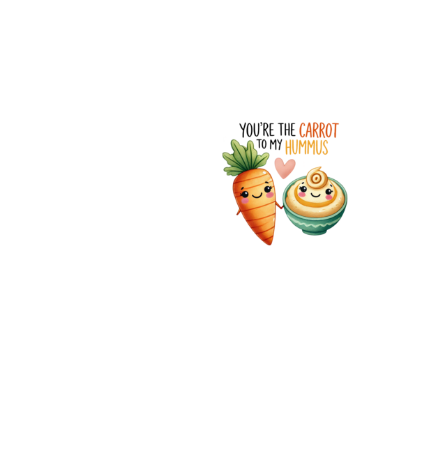 Carrot to my Hummus model galben neon pe tricou
