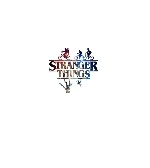 stranger things quote poster2 model alb pe tricou