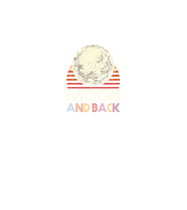 Retro vintage love you to the moon and back MOON model gri pe tricou