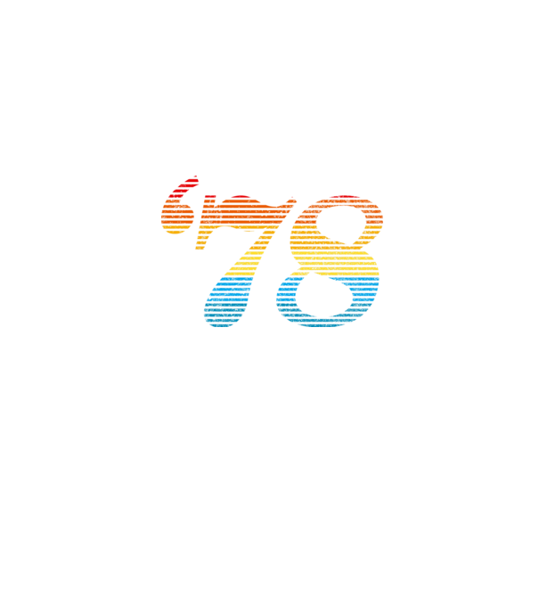 Retro Birthday 1978 model albastru jeanși pe tricou