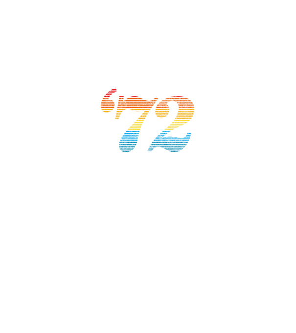 Retro Birthday 1972 model gri pe tricou