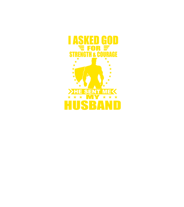 I-am cerut lui Dumnezeu putere și curaj soț eng model albastru regal pe tricou