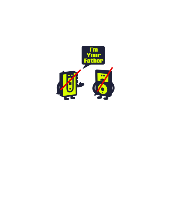 'I''m Your Father 1' model gri pe tricou
