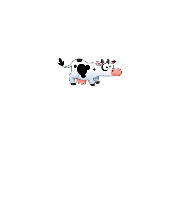 Cow model albastru închis pe tricou