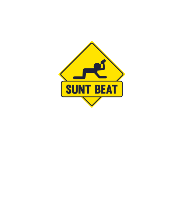 Sunt beat model alb pe tricou