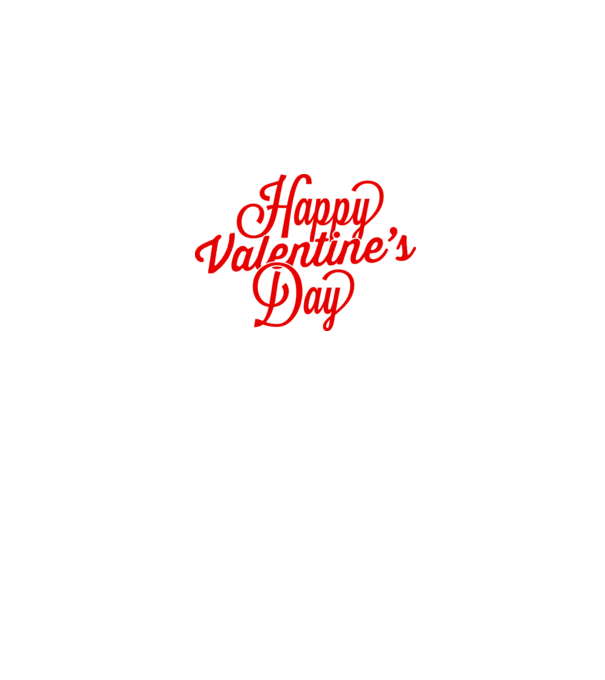 Happy Valentines day model negru pe tricou