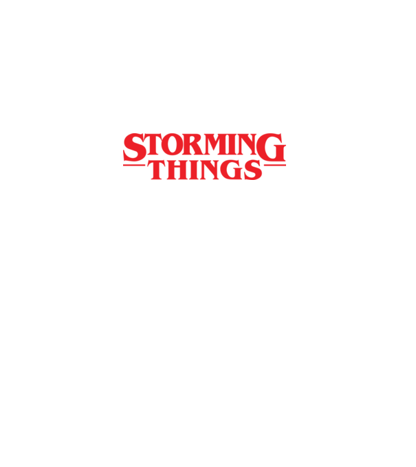storming things - area 51 model negru pe tricou