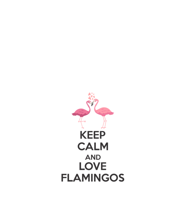 KEEP CALM and love flamingos dark model alb pe tricou